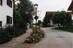 Hauptstraße nach Süden fotografiert