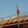 Bau Gerätehaus - Dachstuhl